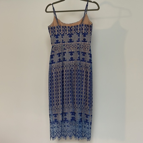 BCBG Blue Lace Dress - Picture 2 of 3